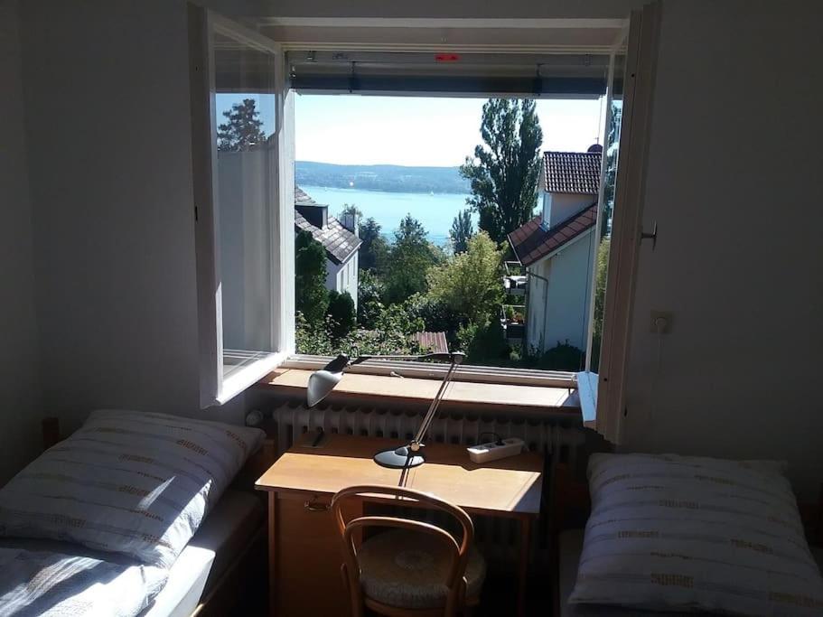 Erholung Mit Seesicht, Terrasse Und Garten Uberlingen Exterior foto